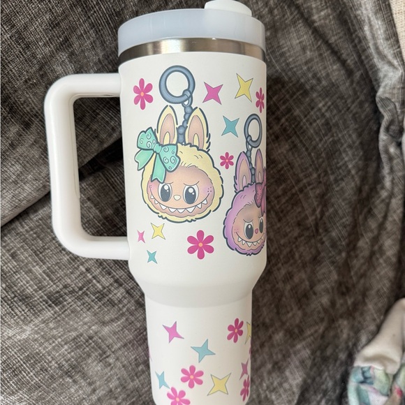 Stanley White and Pink Bunny Toy Tumbler - Picture 2 of 8